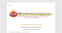 Desktop Screenshot of eceistanbul.com